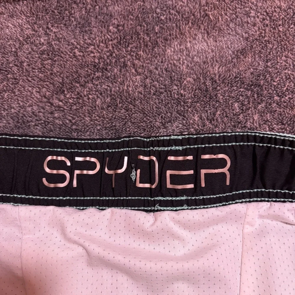 Spyder Mint Green Athletic Shorts Small Drawstring Lounge Activewear